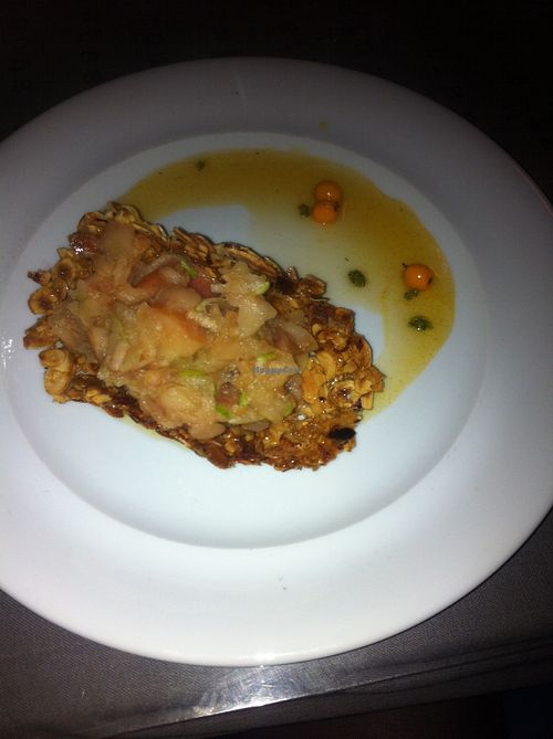 Excellent dessert at Urten in Copenhagen