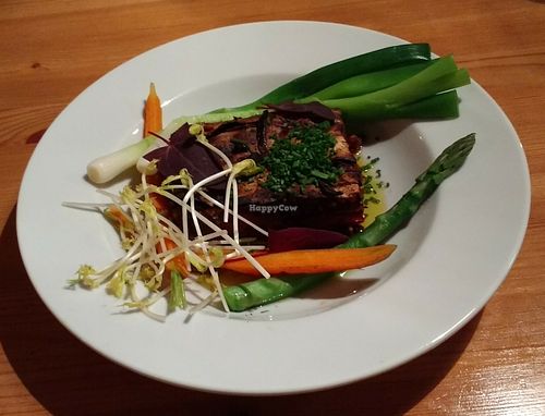 Vegan Parmagiano With Aubergine & Ratatuille  at Urten in Copenhagen