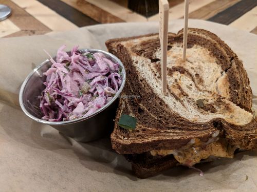 Reuben and slaw at Urban Beets Cafe & Juicery in Milwaukee