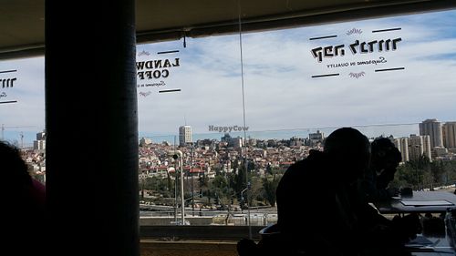 View from inside at Cafe Landwer - Cinema City in Jerusalem