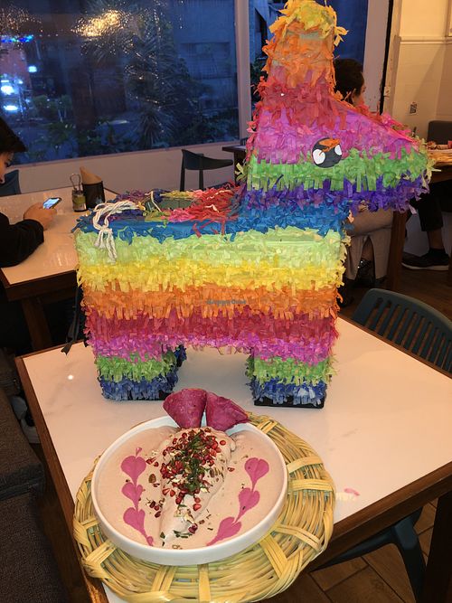 Chile en nogada at La Pitahaya Vegana in Mexico City