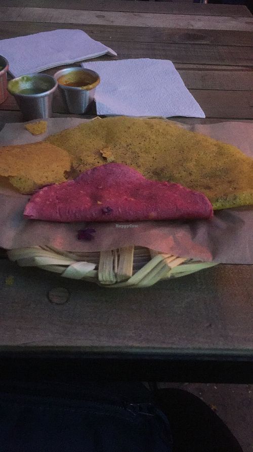 Quesadilla at La Pitahaya Vegana in Mexico City