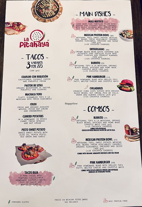   at La Pitahaya Vegana in Mexico City