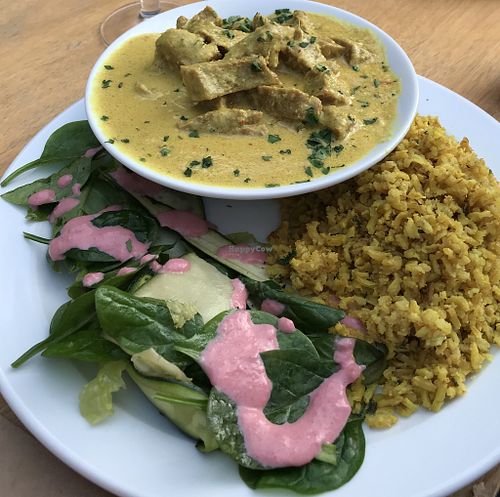 Seitan rendang curry at Cafe Van Gogh in South West London