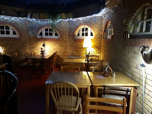 Inside at Cafe Van Gogh in South West London