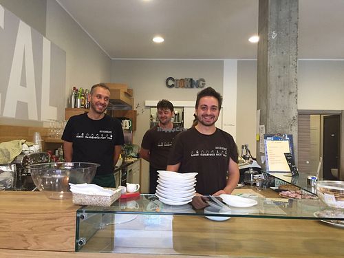 friendly, social and amazing people at OrtoZero Cafe in Alessandria