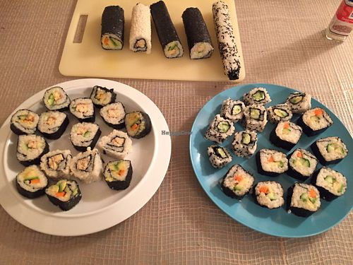 sushi in OrtoZero Café at OrtoZero Cafe in Alessandria