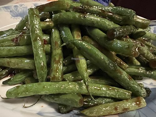 Sautéed green beans ￼  at China Chef in Cotati
