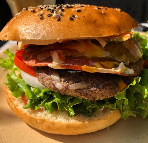 Cheeseburger  at Vegamo Centro in Mexico City