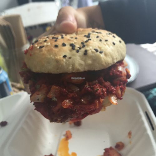 Mexicana bagel  at Vegamo Centro in Mexico City