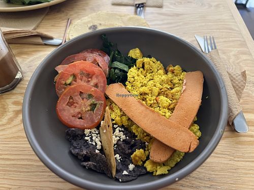 Tofu a la Mexicana  at Vegamo Centro in Mexico City
