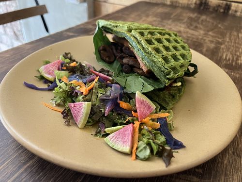 Waffle Sandwich Chewbacca  at Vegamo Centro in Mexico City