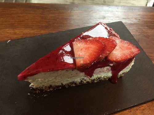 some amazing raw pie at Vegamo Centro in Mexico City