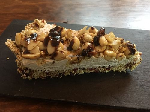 some amazing raw pie at Vegamo Centro in Mexico City