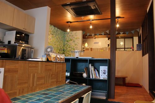 Solum Cafe interior at Solum Cafe in Kyoto