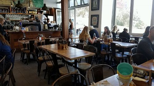 inside at Speedo's Cafe in Bondi Beach