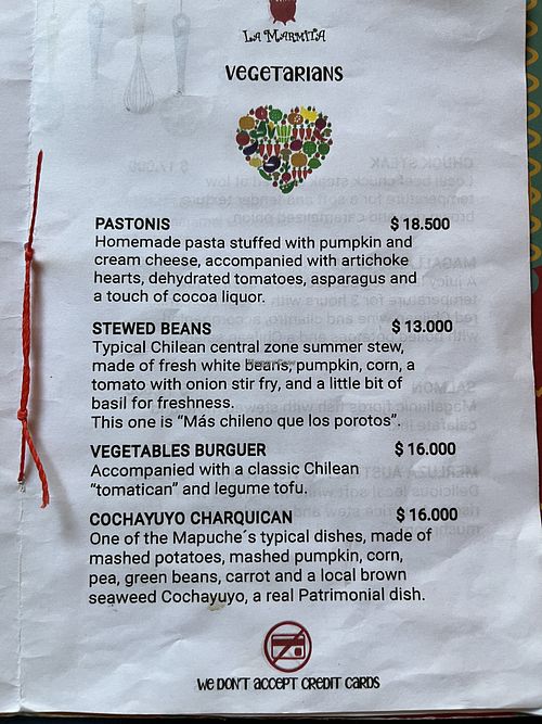   at La Marmita in Punta Arenas