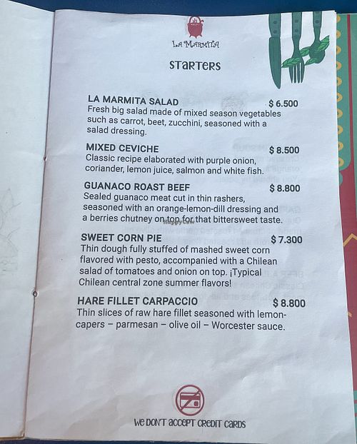   at La Marmita in Punta Arenas