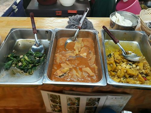 Pre-made Food at Happy Mushroom - Food Stall in Chiang Mai