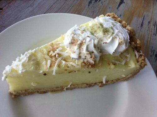 vegan and gluten free coconut lime  at NEST at the Old Bakery in Eumundi