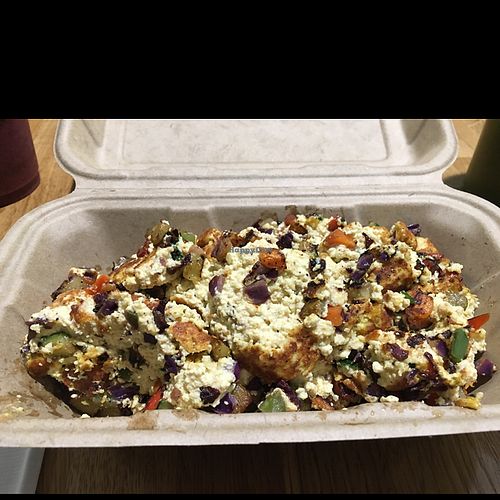 Breakfast Veggie Scramble  at Rabbits Cafe in Portland