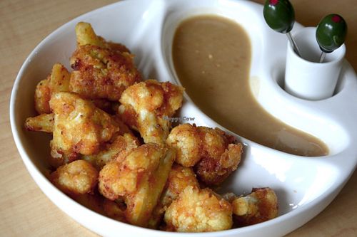 Sriracha cauli at Greens Spot Cafe  in Quezon City