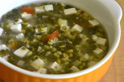 Monggo soup at Greens Spot Cafe  in Quezon City