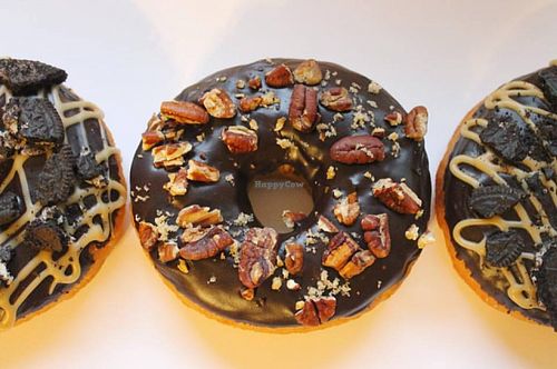 All Vegan Peaceful Provisions donuts and baked goods available at Big Bang.  at Big Bang Coffee Roasters  in Peekskill