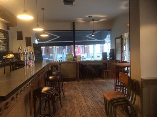 indoor seating  at Do It Yourself Cafe in Lille