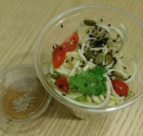 raw pasta  at Universe Cafe - City Hall MRT in Taipei