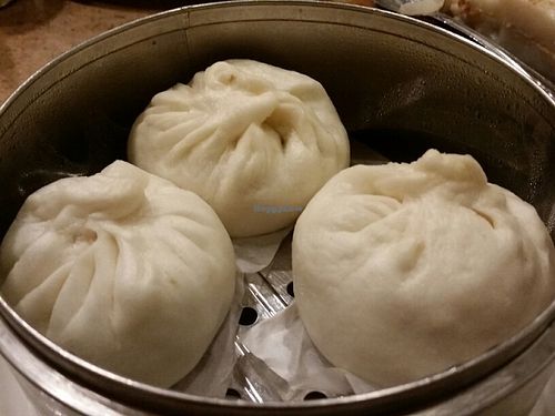 vegetable buns at Fine Garden in San Gabriel
