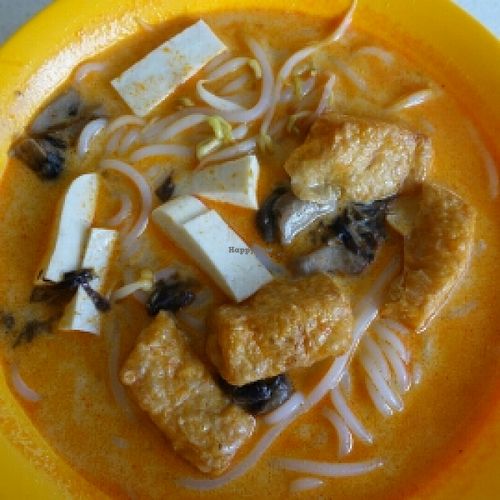 Laksa at Kwan Inn Vegetarian 观音斋 - Boon Lay in West Singapore
