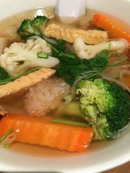 Roots vegan pho at Sprig and Sprout in Washington