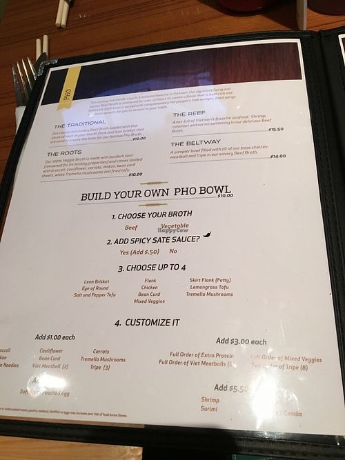 Menu part 3 at Sprig and Sprout in Washington