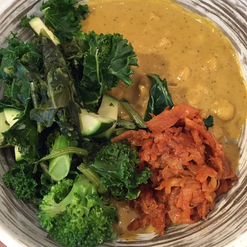 chickpea curry at Le Botaniste - UES in New York City