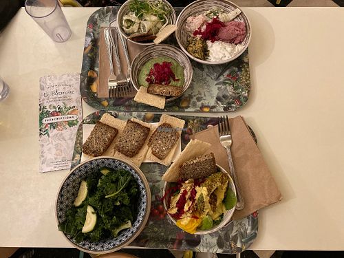 Starters and Entree at Le Botaniste - UES in New York City