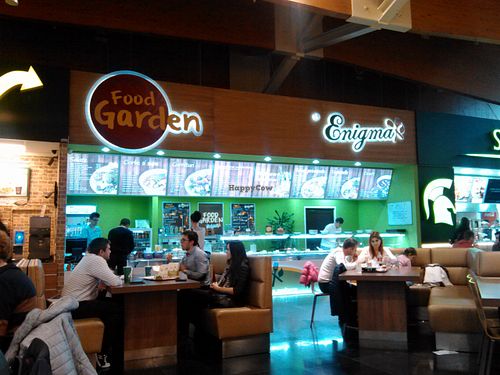 View of the fast food at Food Garden by Enigma in Timisoara
