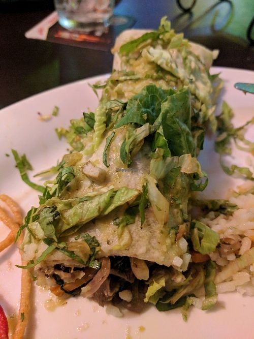 Vegan burrito at Conato 1910 in Valladolid