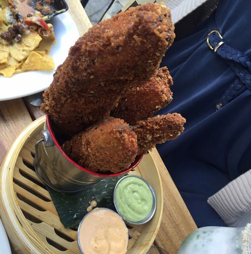 Eggplant fries at No Bones Beach Club in Seattle