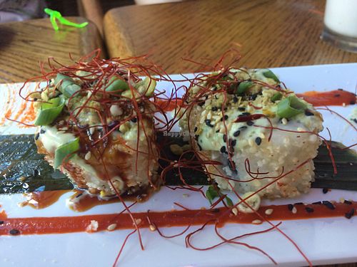 the volcano roll at No Bones Beach Club in Seattle