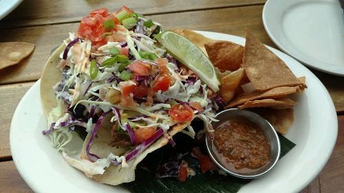 Avocado tacos at No Bones Beach Club in Seattle