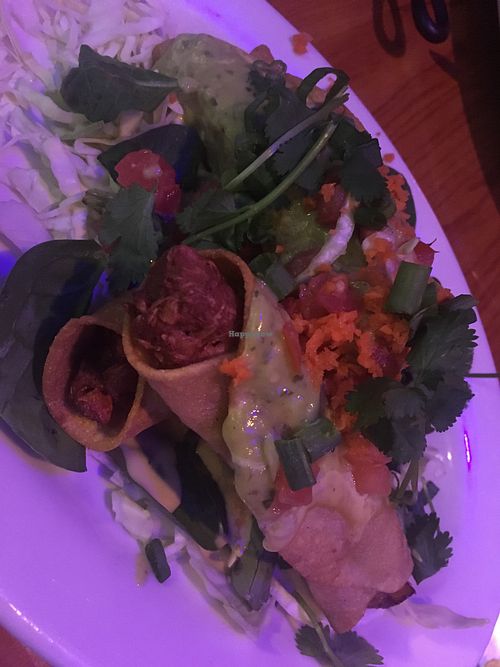 Jackfruit Flautas at No Bones Beach Club in Seattle
