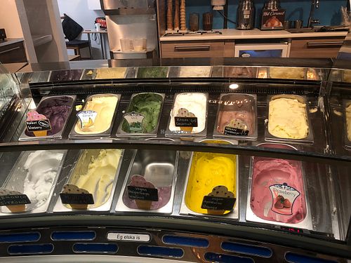Vegan Icecream at Hafis in Hafnarfjordur