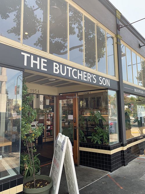 Front of the place  at The Butcher's Son in Berkeley