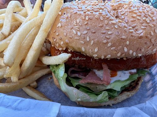Buffalo chicken sandwich   at The Butcher's Son in Berkeley