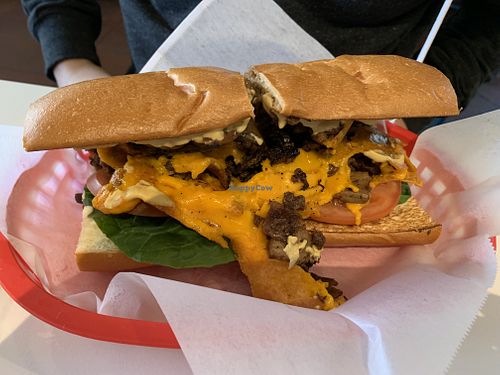 Chopped cheese…my boyfriend’s favorite of all time lol!   at The Butcher's Son in Berkeley