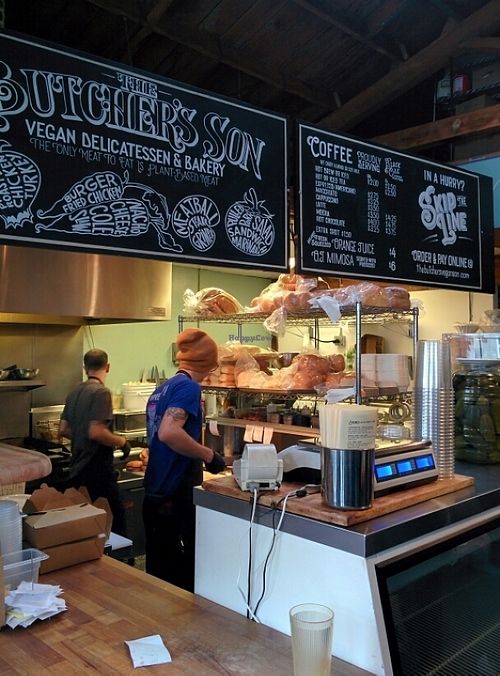 counter at The Butcher's Son in Berkeley