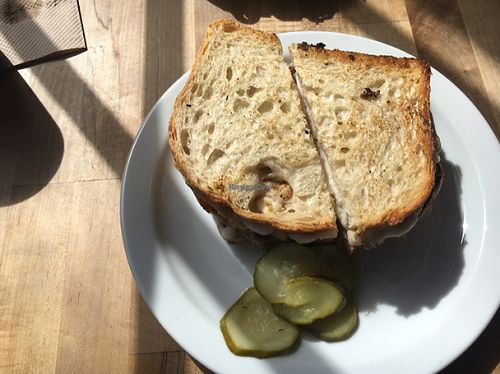 the kids cheese sandwich with grilled cheese  at The Butcher's Son in Berkeley