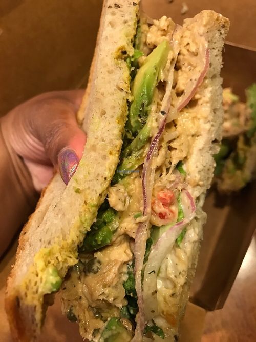 Tempeh Tuna Salad Sandwich  at The Butcher's Son in Berkeley