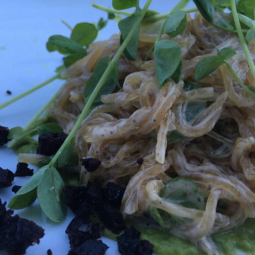 Kelp Noodles at Plant Food and Wine in Miami